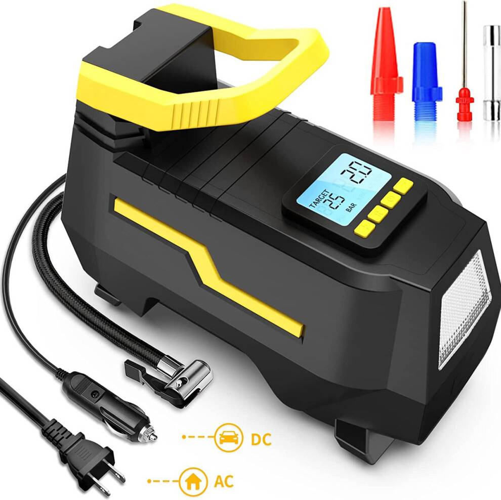 Portable Air Compressor with Fast Inflating