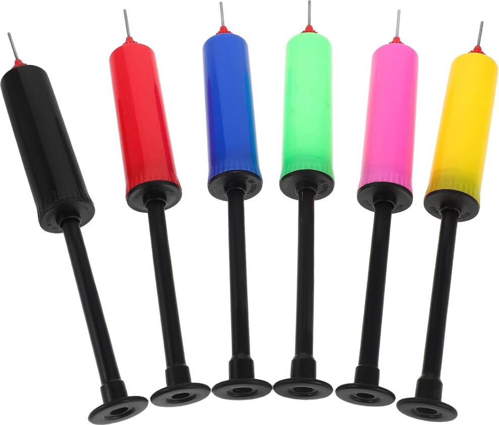 HKHBJS 6Pcs Handheld Manual Balloon Inflation Pump