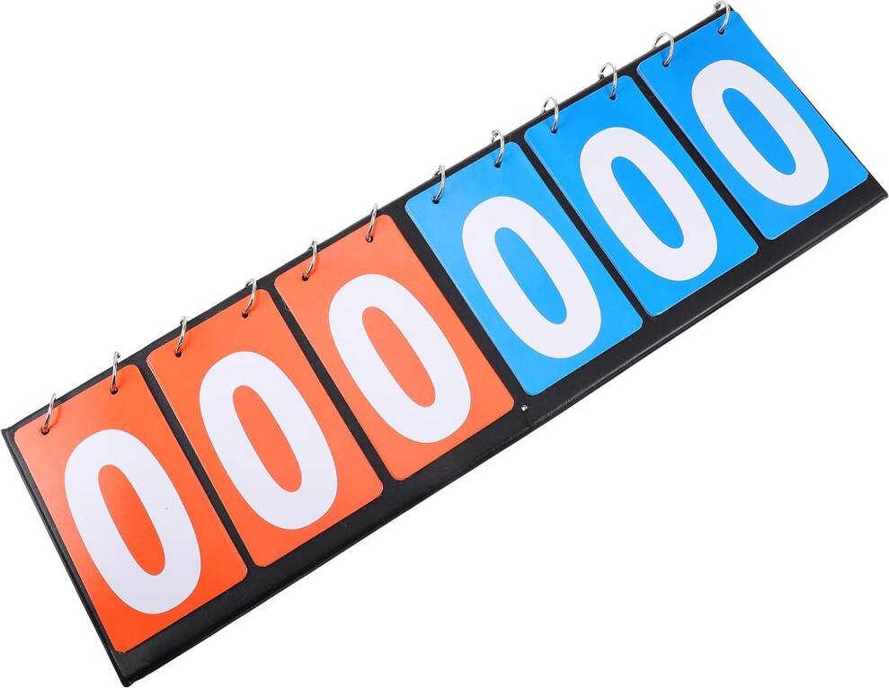 HKHBJS 6-Digit Foldable Score Flipper
