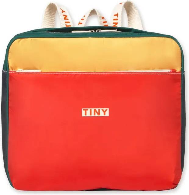 Tinycottons Colorblock Backpack - Red