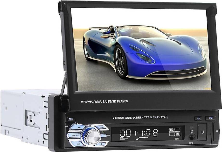 7 Inch Retractable Car Radio MP5 Mirror