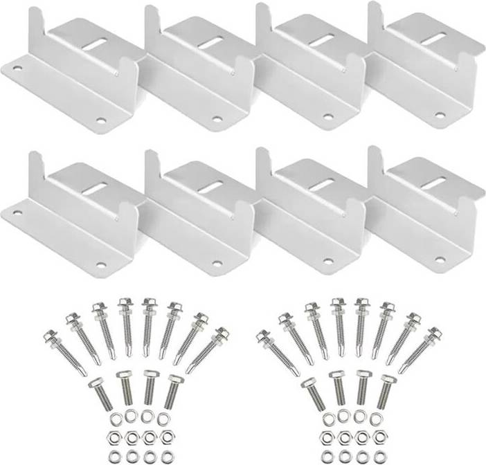 Solar Panel Mounting Bracket Kits 8PCS