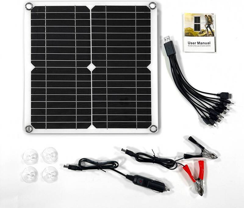 Maxpower Solar Panel Dual USB18V 5V Photovoltaic Cell System