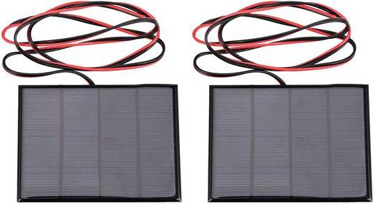 Small solar panels Mini Solar Panel Small Cell Module 1.5W 12V 1M Wire