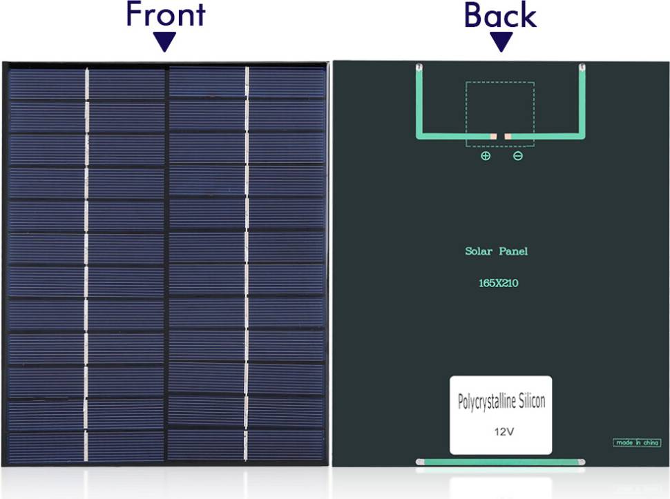 12v solar Polycrystalline 5.2W 12V Solar Module
