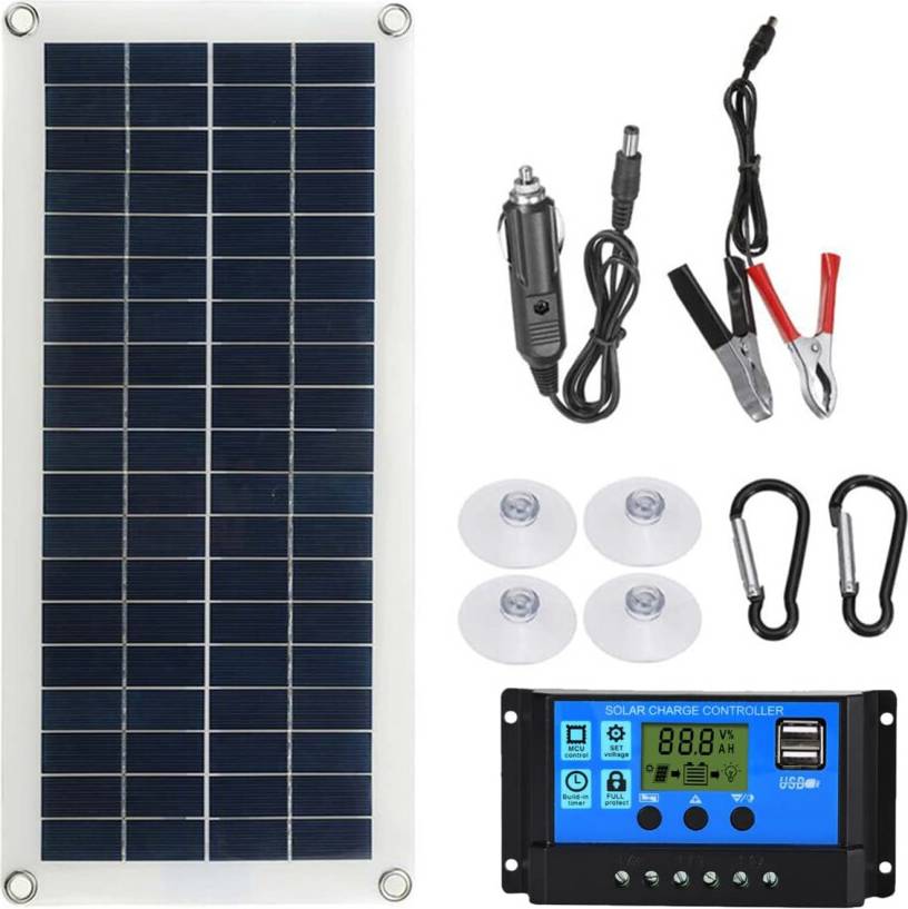 Portable 100W Solar Panel Kit Waterproof