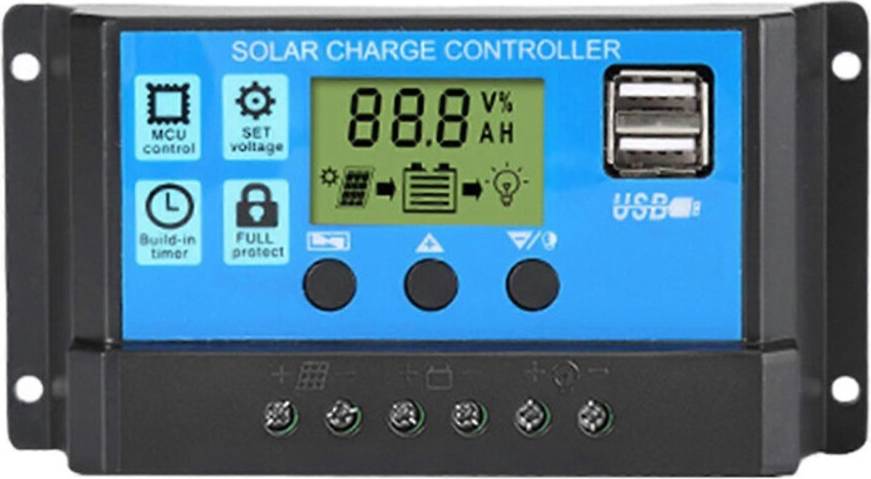 12v 24v Auto Solar Panel Battery Controller