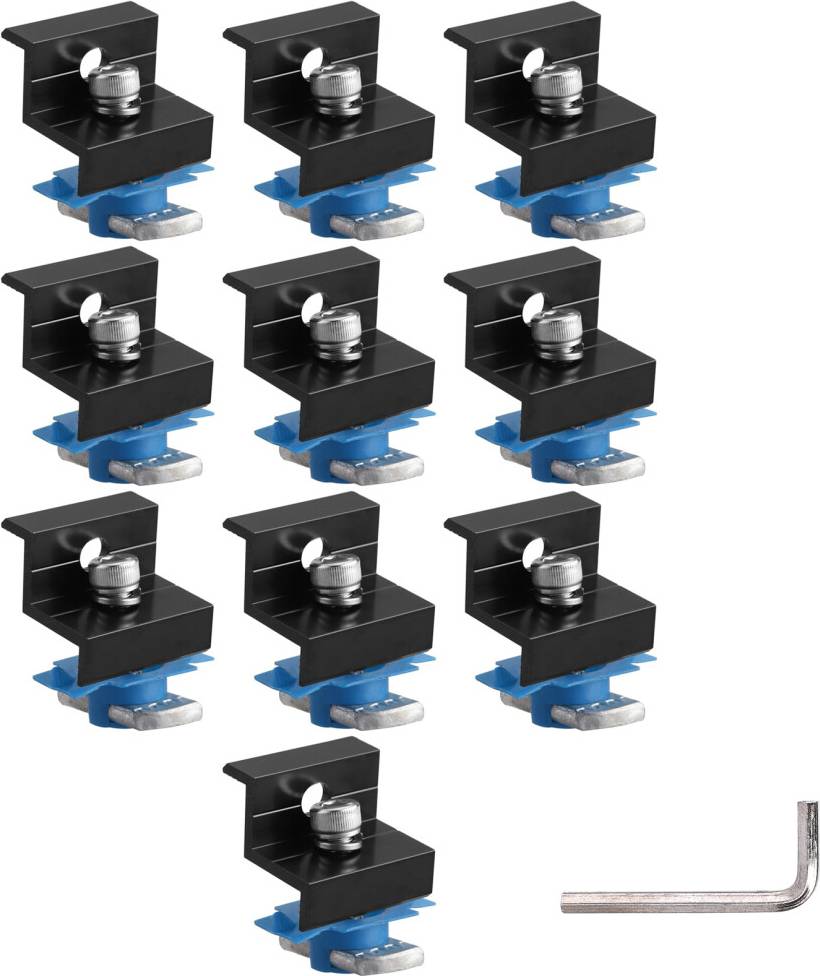 Solar Panel End Clamp 10Pcs