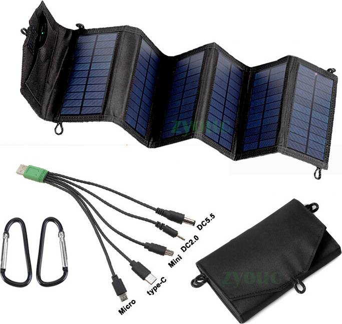 Maxpower USB Foldable Solar Panel Waterproof 5V
