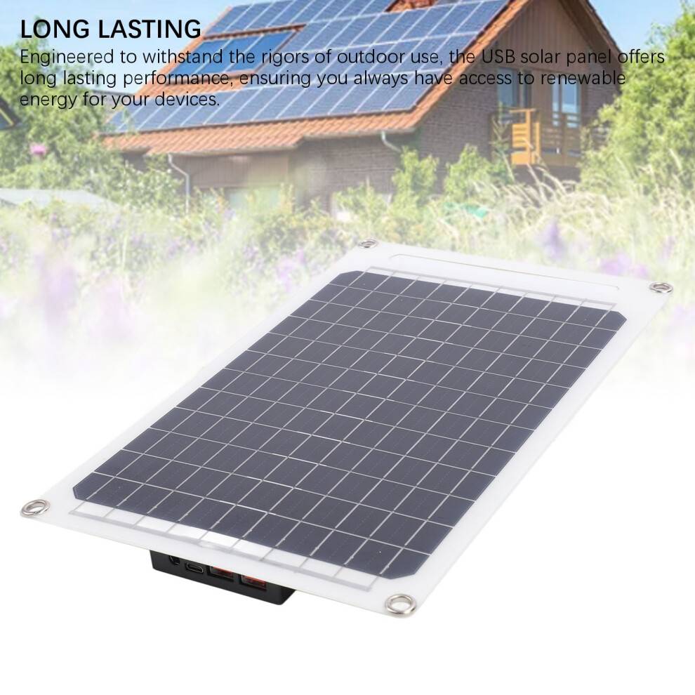 10W Compact Solar Panel 5V USB