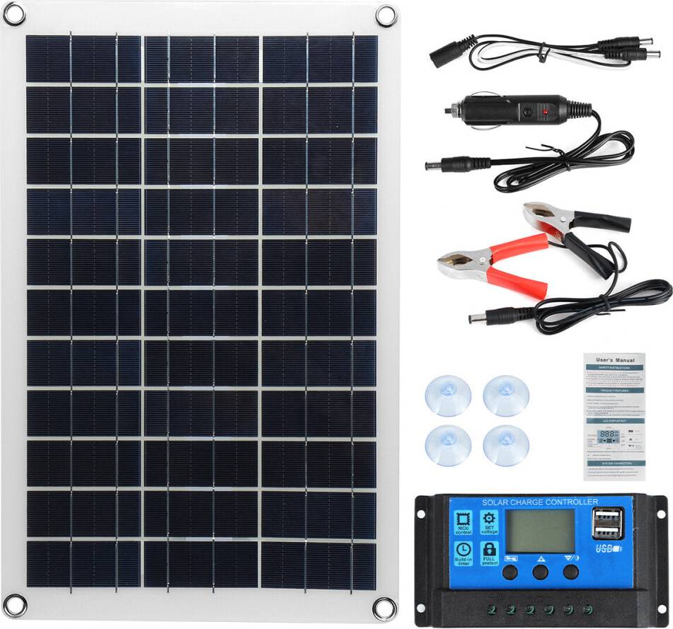 Greenzech Max 100W Portable Solar Panel Kit