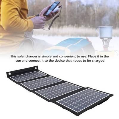 Portable Solar Panel 30W 5V Dual USB Output
