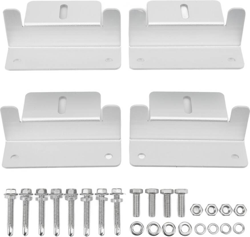 Lightweight Aluminum Solar Panel Mounting Bracket Kit
