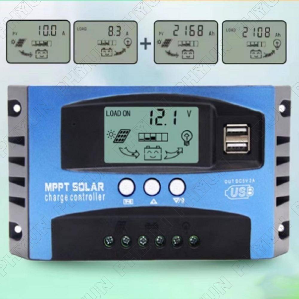 Portable Mppt Solar Panel Regulator Charge Controller