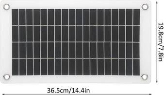 10W 18V Solar Panel Cell Module 12V Phone Charger