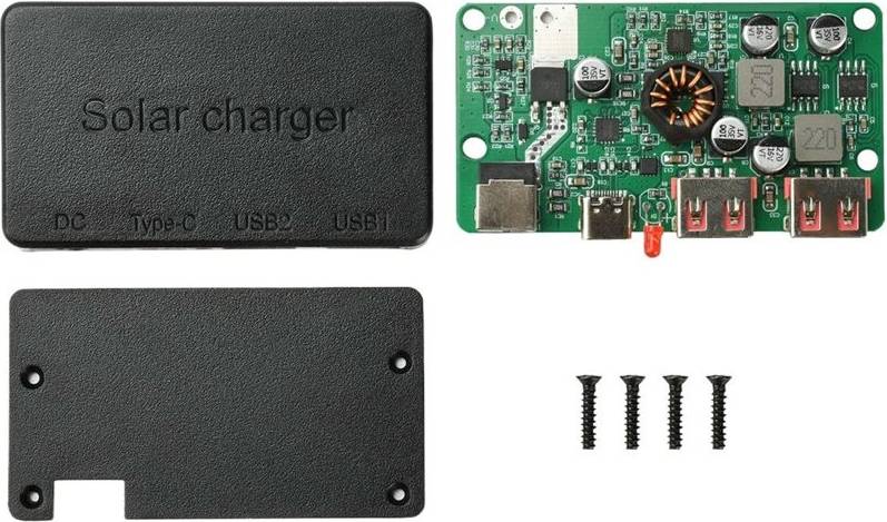 Kepptory DIY Charger Module Dual USB Type-C Solar Controller