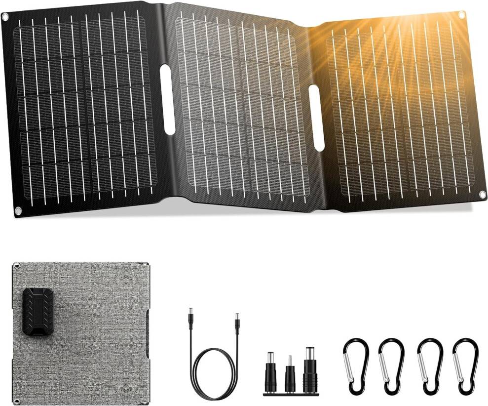 Portable Solar Panel 22W Foldable DC Output