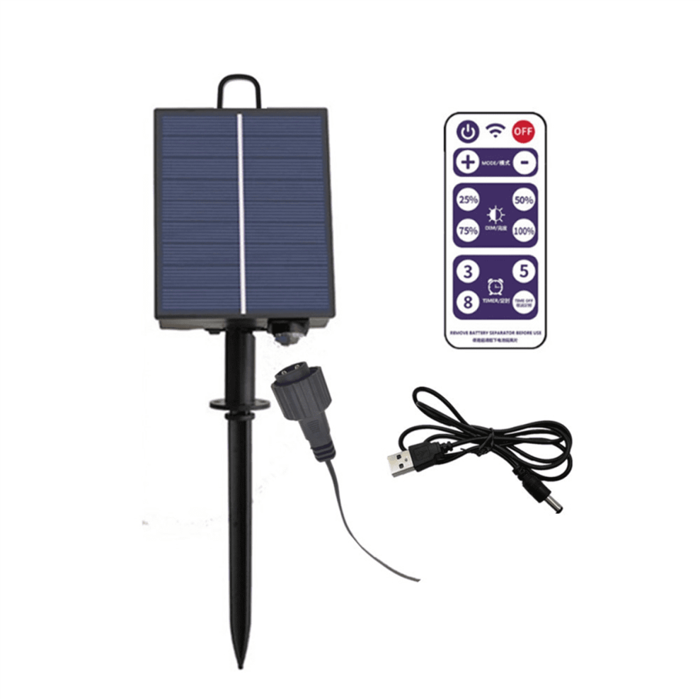 Solar Panel Control Box Kit 1200mAh Lithium Battery