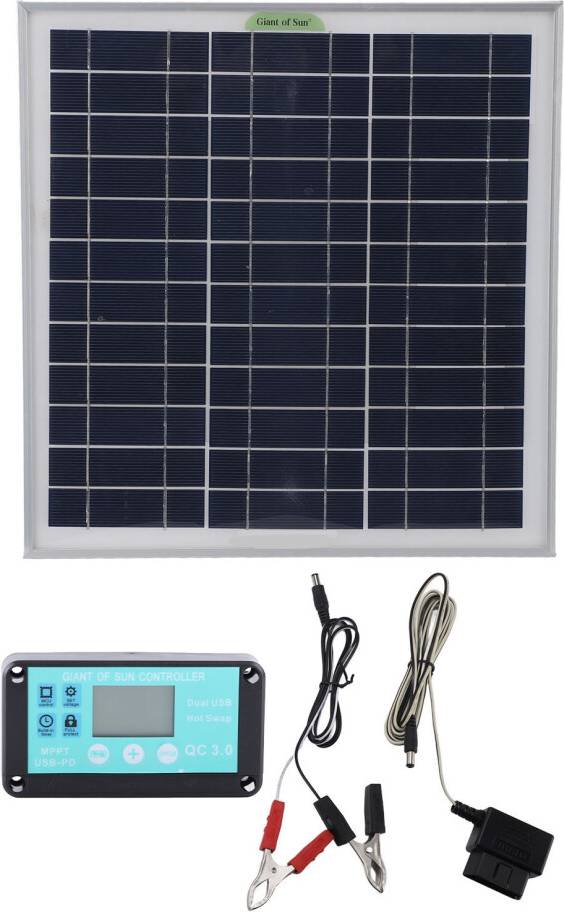 Foldable Solar Panel 50W 12V With Waterproof Controller