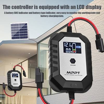 Lcd Display 10a Solar Controller Panel