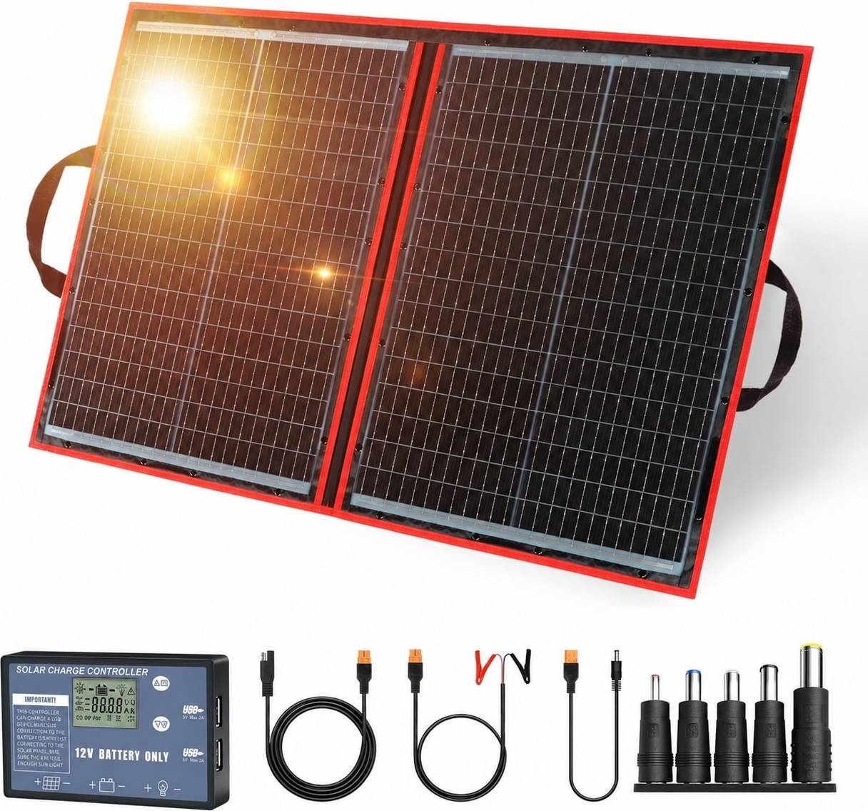 Solar panel kit 100W Portable Foldable Solar Panel Kit