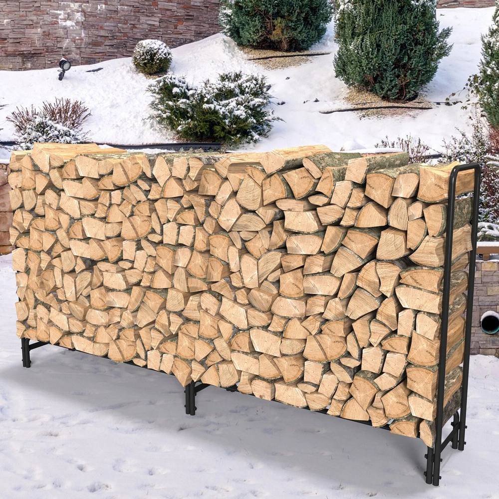 Large Firewood Storage Metal Rack