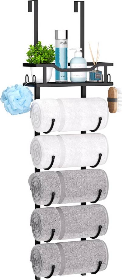 Towel rail over door Over Door 6 Tier Towel Rack