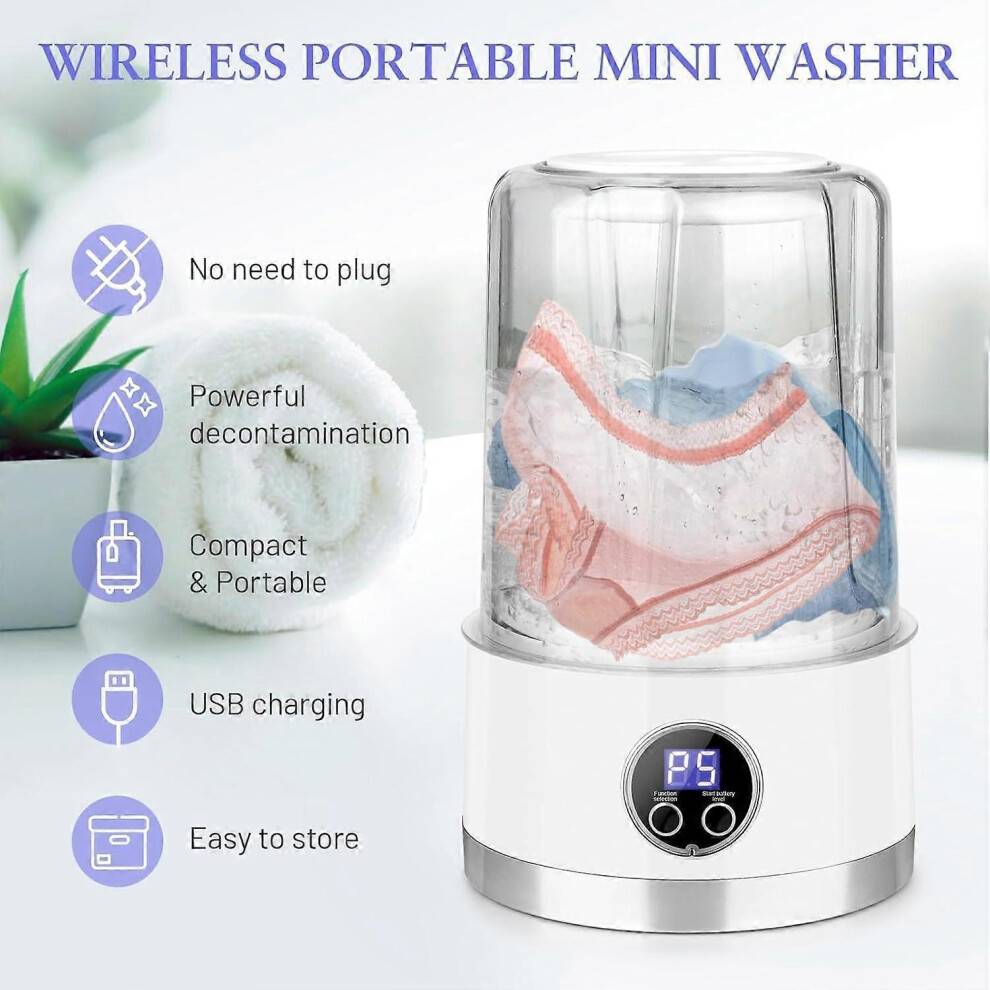 Mini vaske maskine Portable Mini Washing Machine