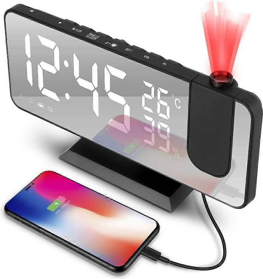 Furtalk Digital Projection Alarm Clock