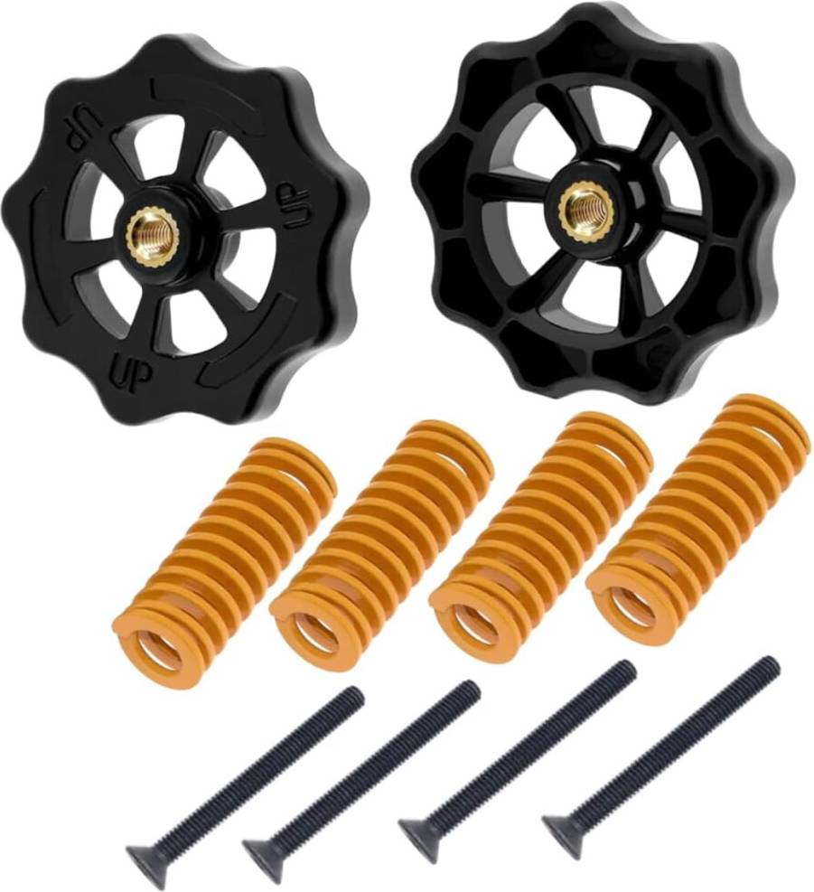 HKHBJS 3D Printer Heated Bed Spring Leveling Kit