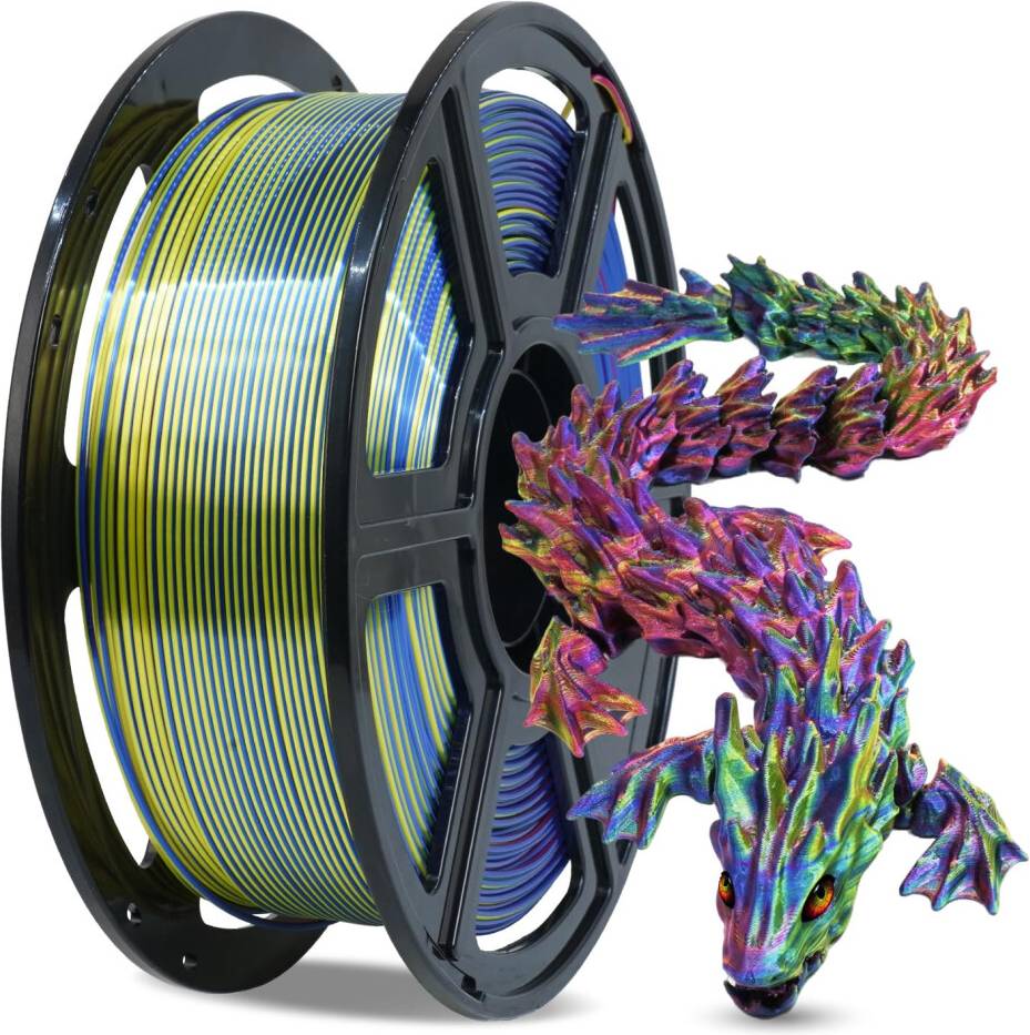 Flashforge Silk Tri-Color PLA Filament 1.75mm