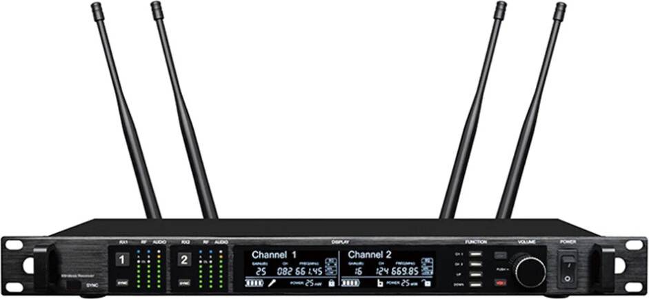 Leicozic AD4D Dual-Band Wireless Microphone System
