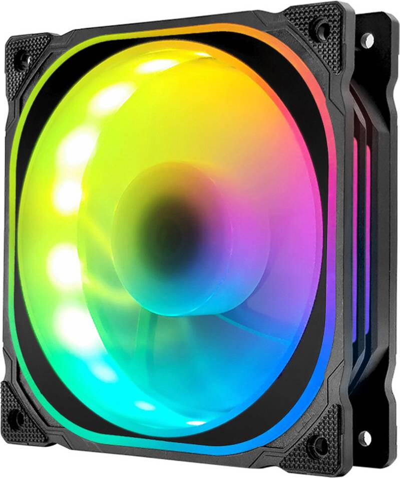Led rgb controller Ohphcall 3Sets Rgb 12cm Led Cooling Fans with Controller