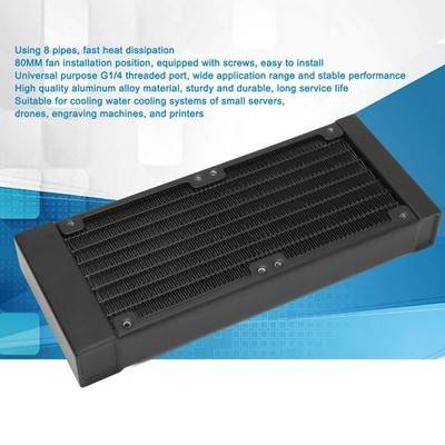 Water Cooling Radiator Dual Fans