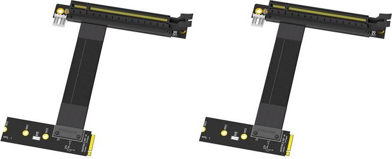 M.2 NGFF Key M PCIe 16 X Grafikkarten Riser Adapterkarte