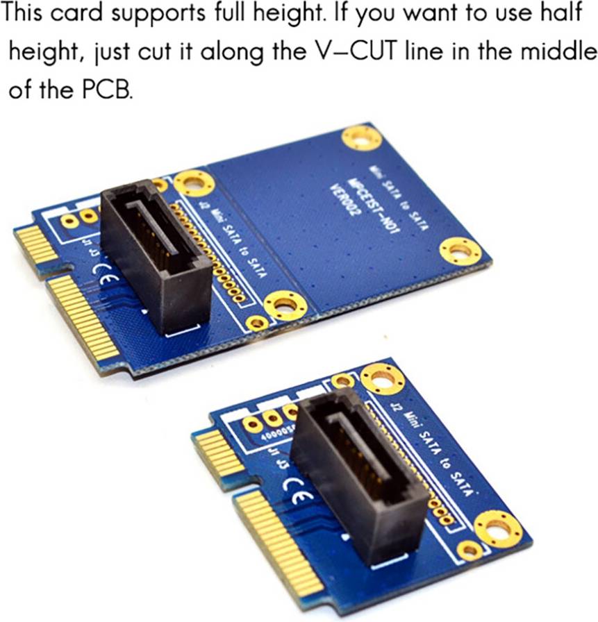 Msata adapter MSATA 7Pin PCIe Expansion Adapter Card