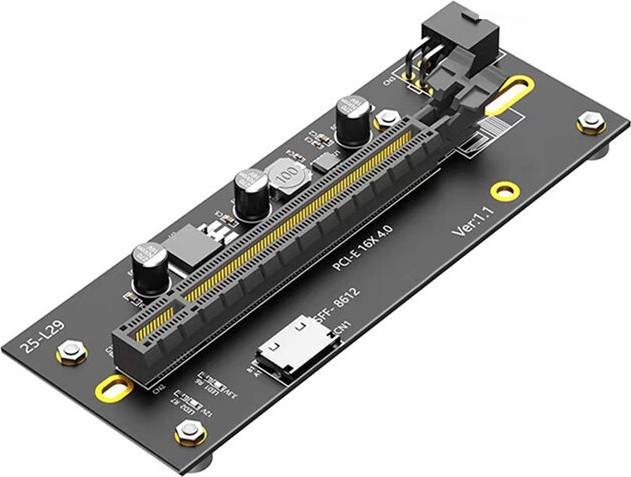 NVME to PCIE4.0 GPU Riser Card