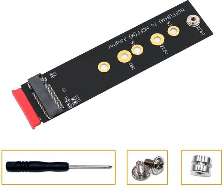 Torribaly M.2 Key B+M To Key M Adapter