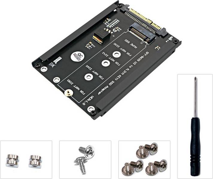 M.2 NVME Key M SSD to SFF-8639 Adapter Riser