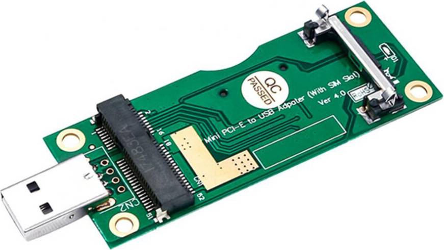 Torribaly Mini PCI-E-Zu USB Adapter Modul