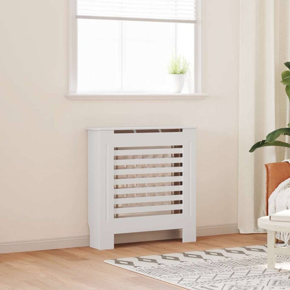 MDF Radiator Cover White 78 cm