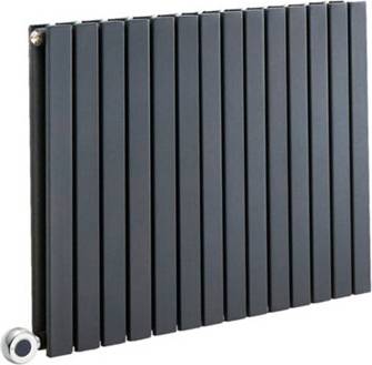 Double flat panel radiator Anthracite Double Flat Panel Radiator