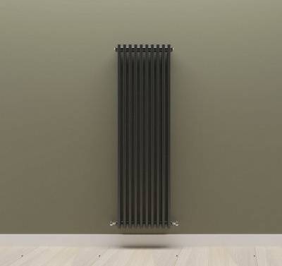 Limited Vertical Black Triple Column Radiator