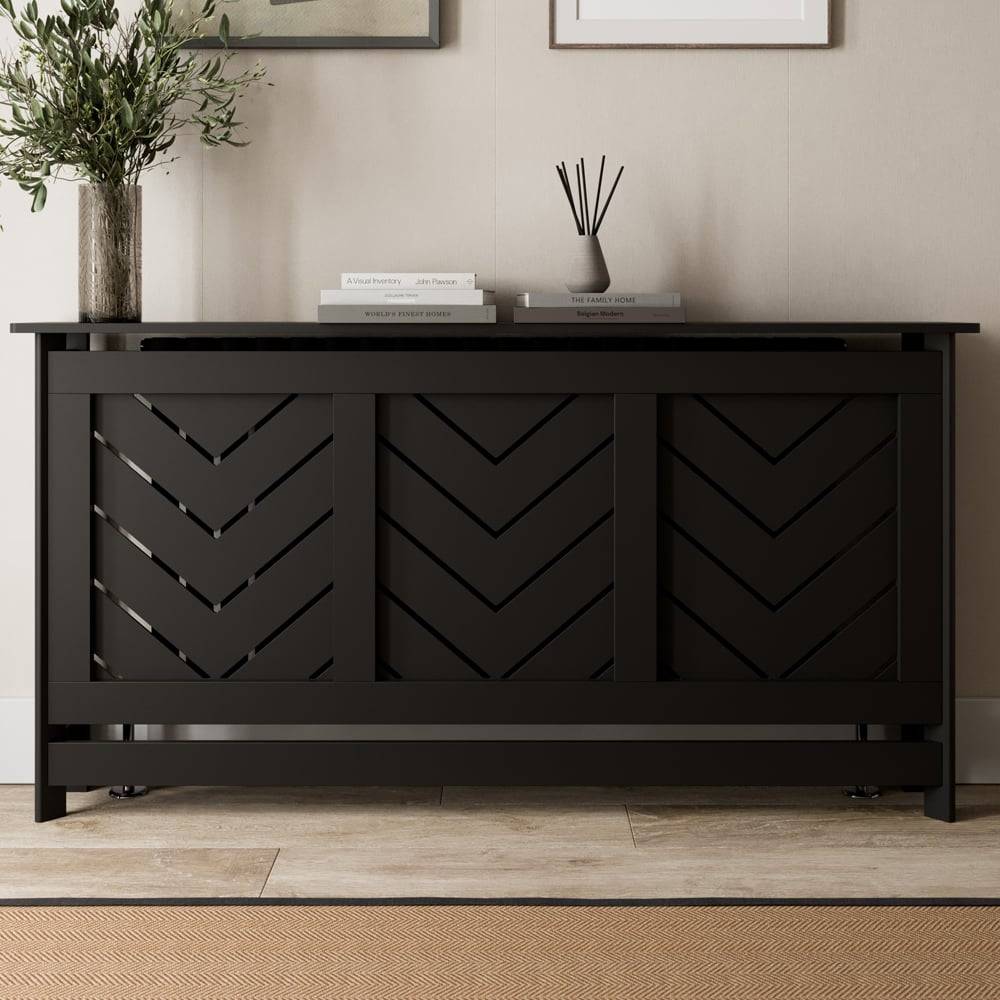 Vale Designs Arrow Black Radiator Cover Large