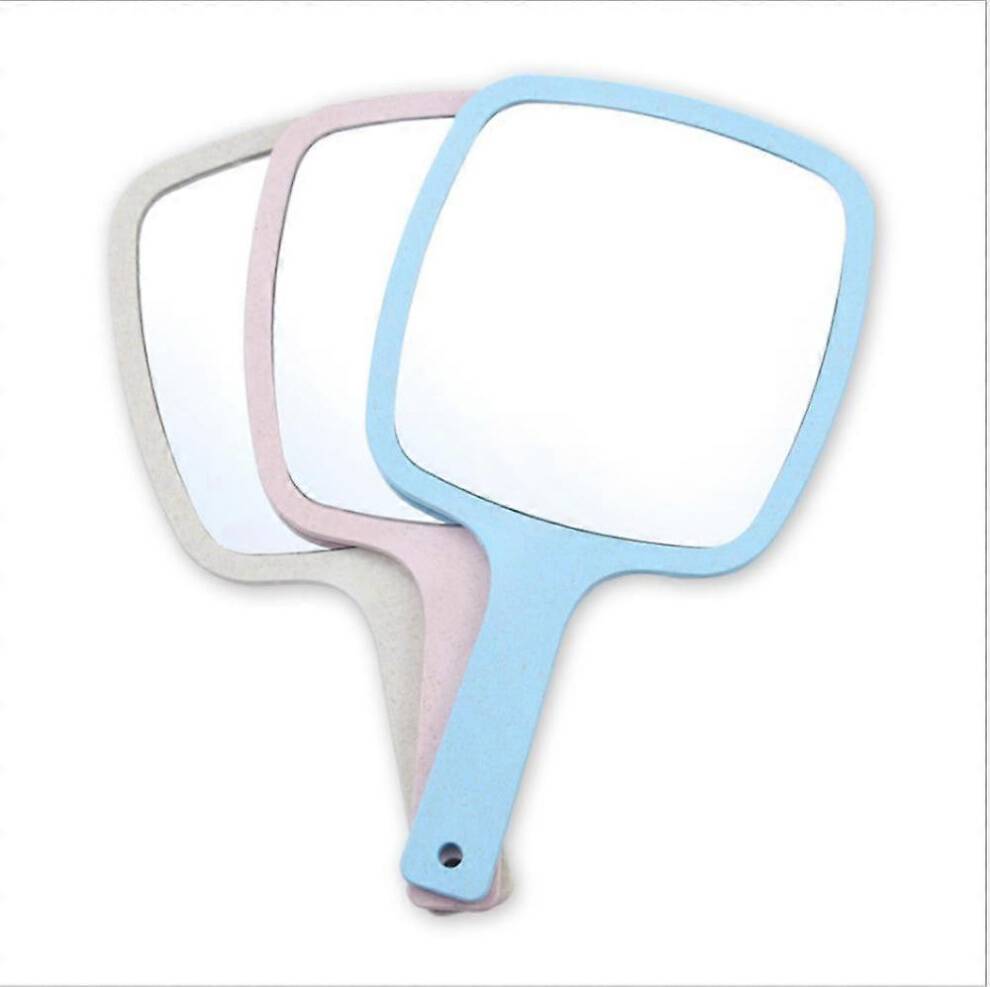 Handheld Mirror with Handle Square
