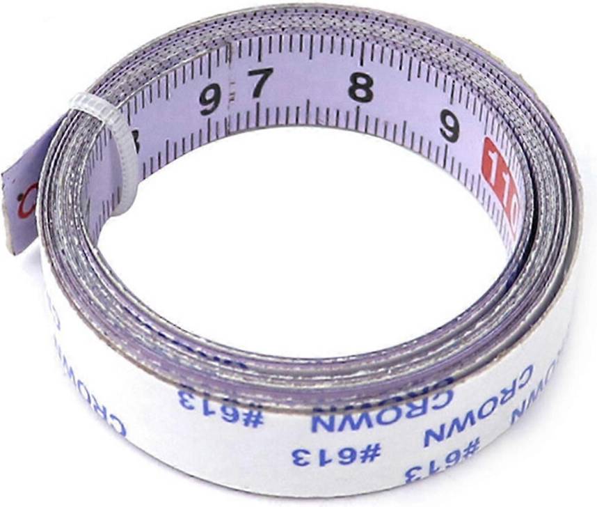 Kikidex 1 2 3 4 5 6m Self-Adhesive Reverse Measuring Ruler Measurement Tape