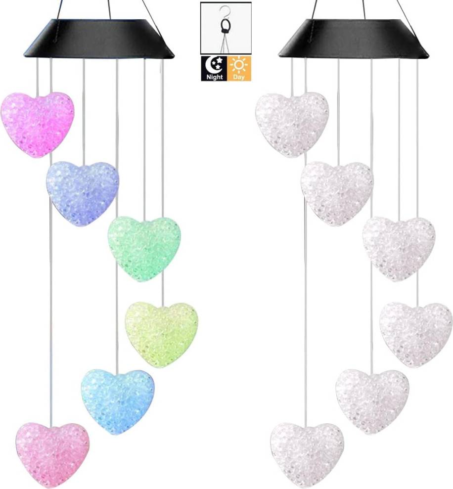 Solar Wind Chime Light Waterproof LED
