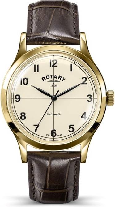 Rotary RGS10082 Automatic Brown Leather Watch