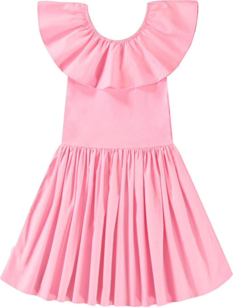 Molo Klänning Rib Christal Rosa Lemonad