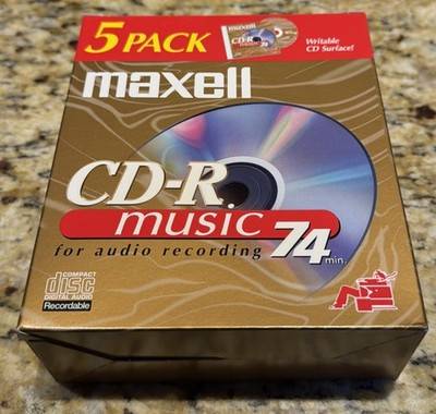 Cd r Maxell CD-R Music 5 Pack
